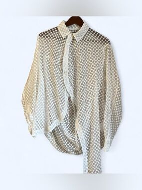 Anrealage avant garde button down top